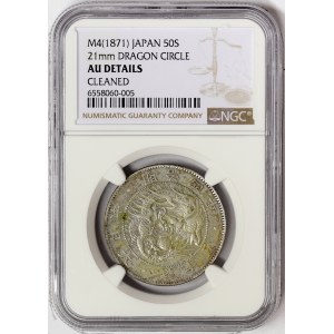 Japan, Mutsuhito, 50 Sen 1871