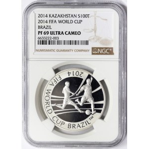 Kazakhstan, 100 Tenge FIFA 2014