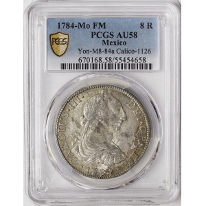 Mexico, Charles III, 8 Reales 1784, FM Mexico City