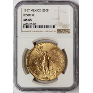 Mexico, Second Republic, 50 Pesos 1947