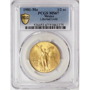 Mexico, Second Republic, 1/2 Onza 1981, Mexico City