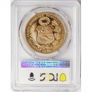 Peru, 100 Soles de oro 1961, Lima