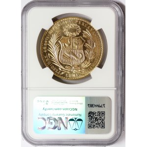 Peru, 100 Soles de oro 1962, Lima