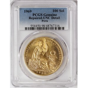 Peru, 100 Soles de oro 1969, Lima