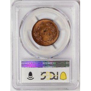 Portugal, Carlos I, 10 Reis 1892