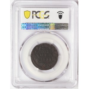 Russia, Anna Ioannovna, Denga 1731, Krasny (Red mint)