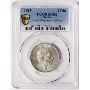 Serbia, Peter I, 2 Dinara 1915