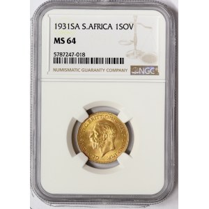 South Africa, George V, Sovereign 1931, Pretoria