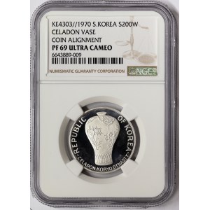 South Korea, 200 Won 1970