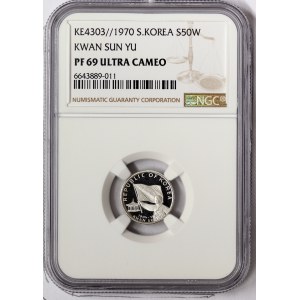 South Korea, 50 Won 1970