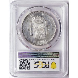 Spain, Alfonso XIII, 5 Pesetas 1898, Madrid