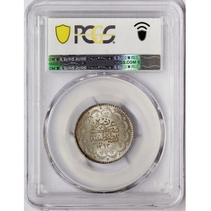 Turkey, Abdul Hamid II, 5 Kurush 1293/13 AH-1888 AD