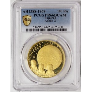 Fujairah, Apollo X, 100 Riyals 1969