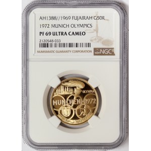 Fujairah, Olympics, 50 Riyals 1969