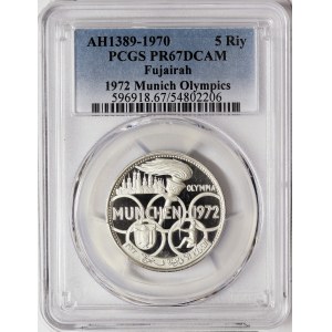 Fujairah, Olympics, 5 Riyals 1970