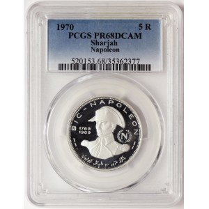Sharjah, Napoleon, 5 Riyals 1970