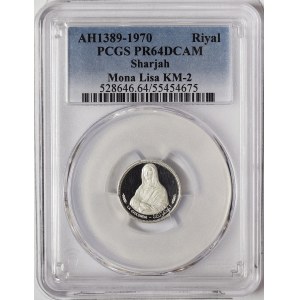 Sharjah, Mona Lisa, 1 Riyal 1970