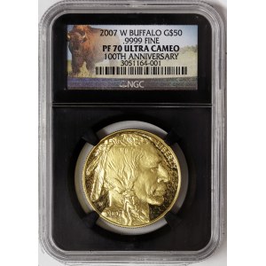 United States, 50 Dollars (American Buffalo) 2007, West Point