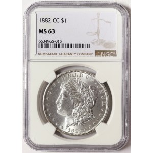 United States, Morgan Dollar 1882, CC Carson City