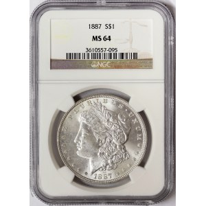 United States, Morgan Dollar 1887, Philadelphia