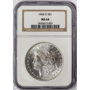 United States, Morgan Dollar 1904, O New Orleans