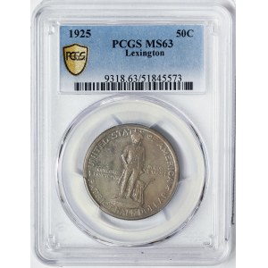 United States, 1/2 Dollar (Lexington-Concord Sesquicentennial) 1925, Philadelphia