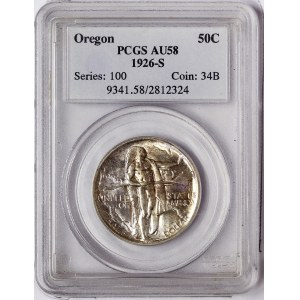 United States, 1/2 Dollar (Oregon Trail Memorial) 1926, S San Francisco