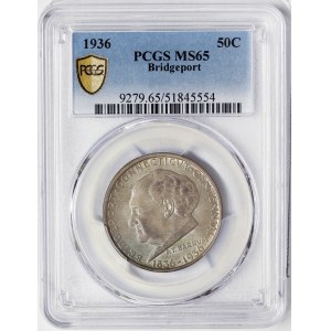 United States, 1/2 Dollar (Bridgeport Centennial) 1936, Philadelphia