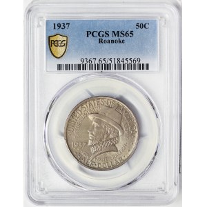 United States, 1/2 Dollar (Roanoke Island) 1937, Philadelphia