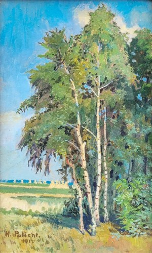 Henryk Policht (1888 - 1967), Brzozy, 1917.