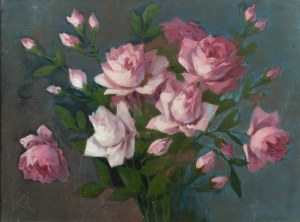 Stanislaw Zawadzki (1878 - 1960), Roses, 1935.