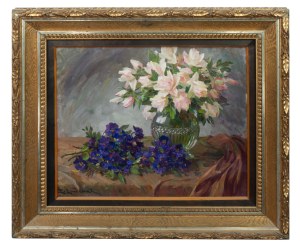 Emil Lindeman (1864-1945), Roses and Pansies