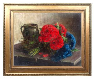 Maria Schayer-Górska (1876 - 1944), Poppies and cornflowers 1936.
