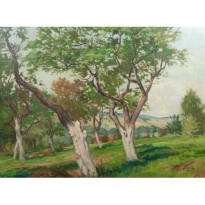 Józef Fara (1908-1973), Pejzaż z drzewami