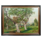 Józef Fara (1908-1973), Pejzaż z drzewami