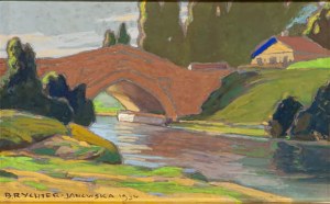Bronislawa Rychter-Janowska (1868-1953), Landscape with a bridge, 1934.