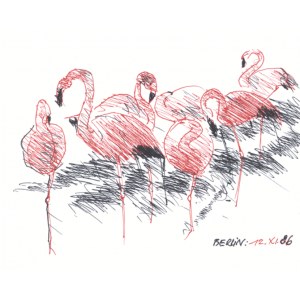 Andrzej Wajda, Flamingi - berlińskie zoo, 1986