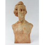 Bust of Chopin, ceramic, J. Blotnicki, Krakow, 1923.
