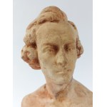 Bust of Chopin, ceramic, J. Blotnicki, Krakow, 1923.