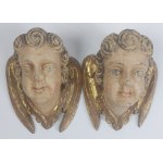 Pair of Baroque-putt angels, 17th-18th century, Silesia?