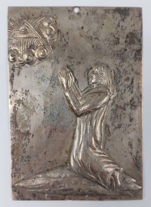 Votive balacha, T. Klimaszewski in Warsaw, 12-gauge silver, circa 1820.
