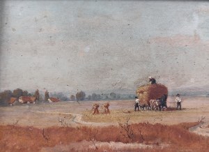 Working in the field / harvest, M. Bassler, early 20th century?