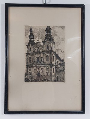Graphic, St. Francis Church in Posen, P. Prott, Posen