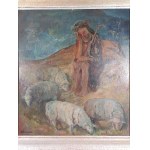 Chrystus Frasobliwy z owcami, Edmund Czarnecki, 1946 r.