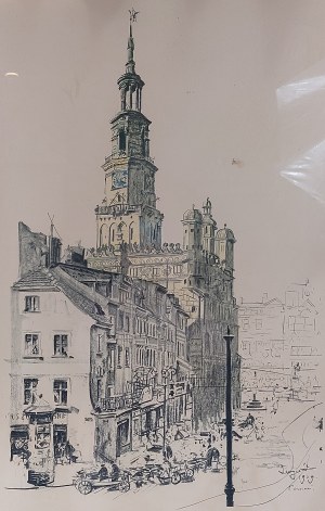 Poznań City Hall, Leon Wyczółkowski, 1929.