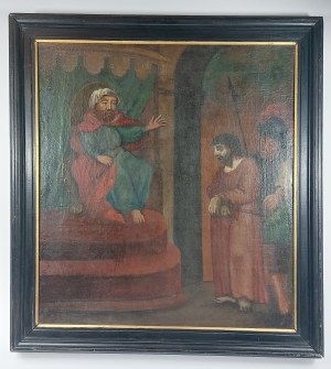 Jesus before Pilate, Station from the Stations of the Cross, 19th century.