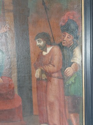 Jesus before Pilate, Station from the Stations of the Cross, 19th century.