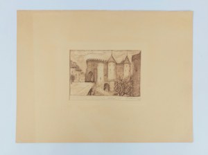 Felicja Potyńska, Steel engraving, Warsaw, Barbican