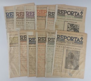 Reportage. A weekly magazine devoted to conscious living. 12 copies.