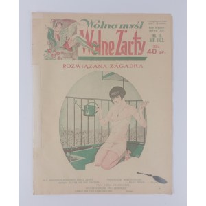Wolna myśl. Wolne żarty, nr 18, 1932 r.